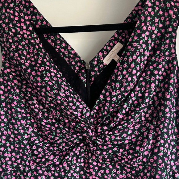 Rebecca Taylor Rose Bud Floral Sleeveless Top - Black and Pink | 10 - Picture 5 of 7